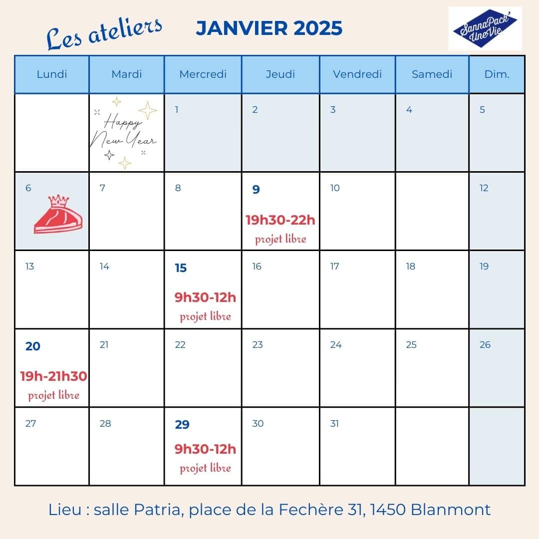 ateliers jan 2025